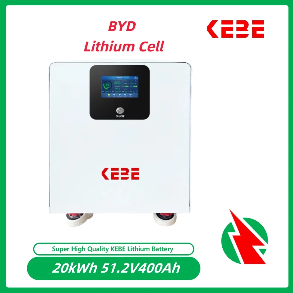 High Capacity 20kwh 30kwh Byd Solar Lithium Battery Pack Rechargeable 51.2V 400ah 600ah LiFePO4 Home Energy Storage Battery