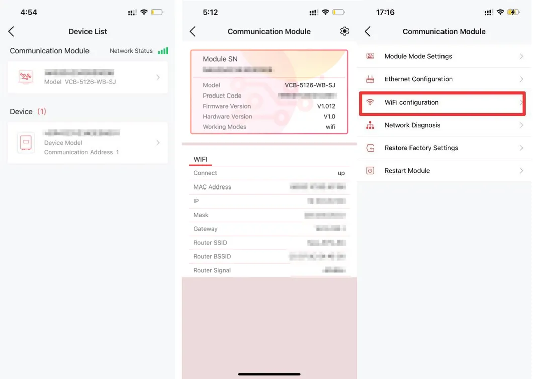 Monitoring Interface