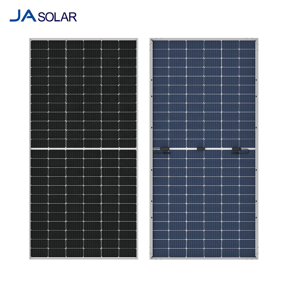Ja 550W 580W 590W 625W Half Cell Wholesale Poly PV Fold Flexible Black Monocrystalline Polycrystalline Photovoltaic Module Mono Solar Energy Sun Power Panel