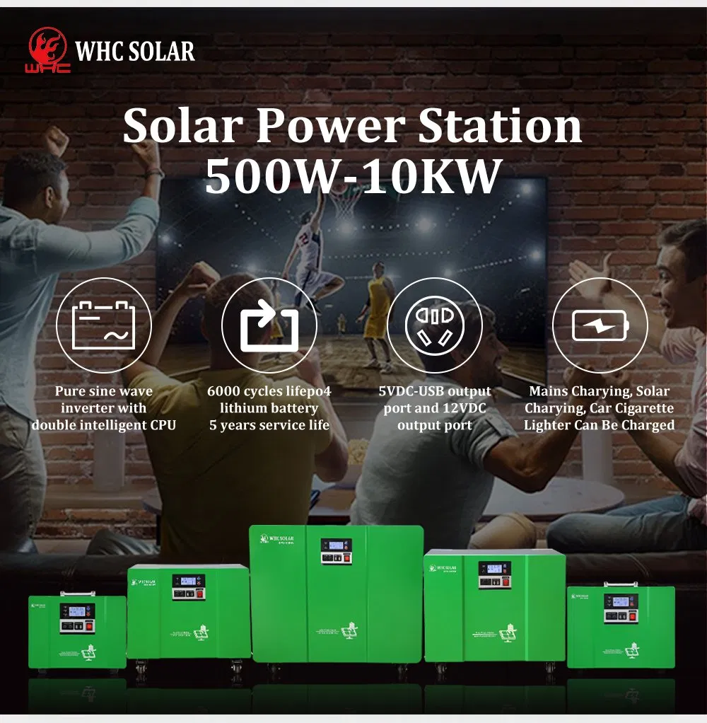 Home Solar Energy System 2kw 3kw 5kw 10kw All in One Solar Power Generator Kit with LiFePO4 Lithium battery
