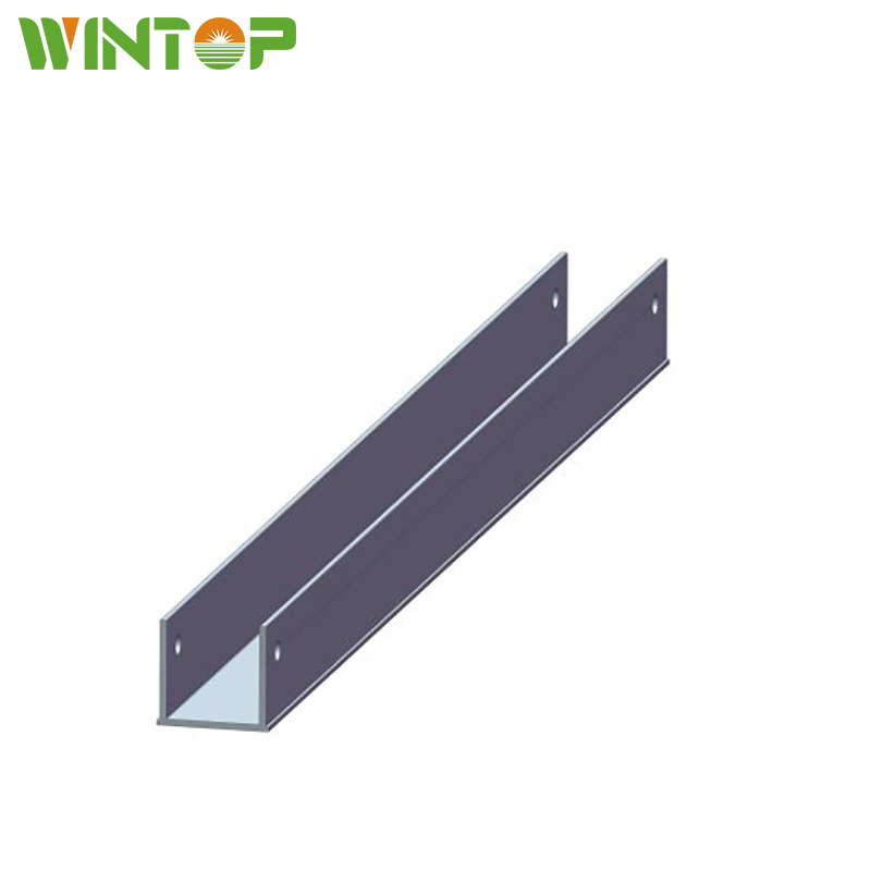 Ballasted Inclined Roof on-Grid Solar Panel Bracket System