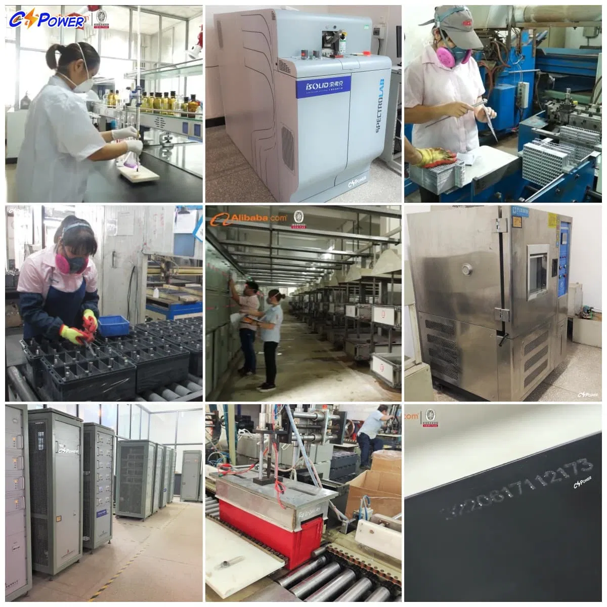 Cspower 3 Years Warranty 1600 Cycle Life 12V 100ah/200ah/300ah AGM Gel Rechargeable Battery for Solar/UPS/Telecom/Energy Storage System