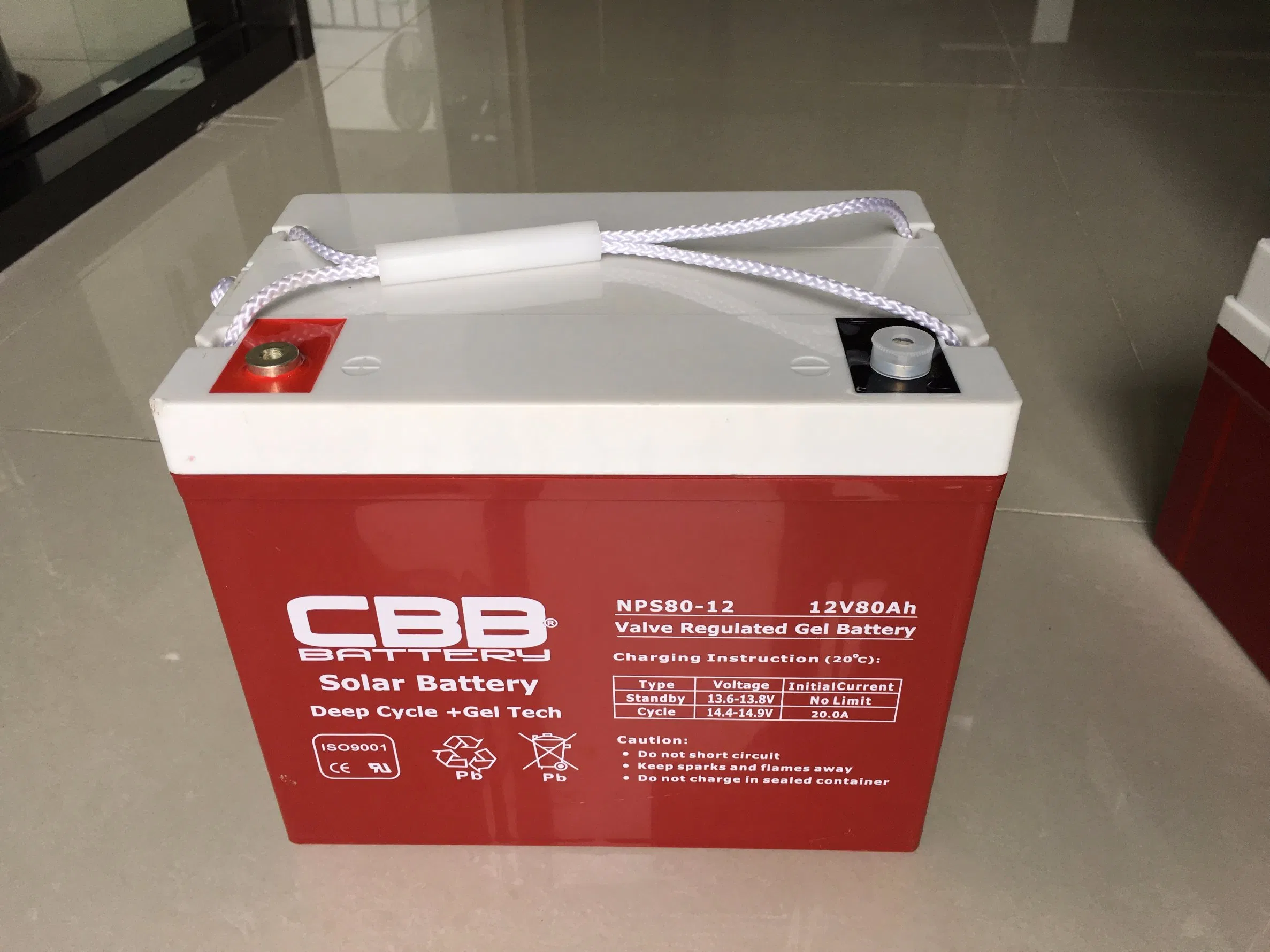 80ah 12V Home Application Solar Battery Deep Cycle and Gel Battery