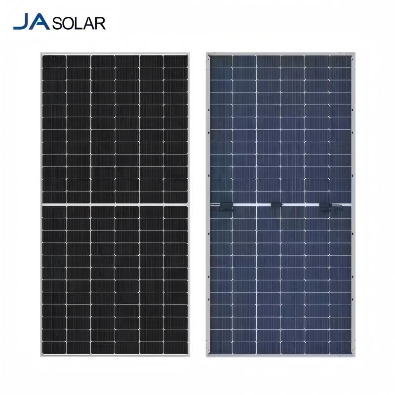 Ja Brand Hot Sale Bifacial Solar Panel Jam66D45 Lb 605W 610W 615W 620W 625W 630W N Type Double Glass PV Module with High Quality