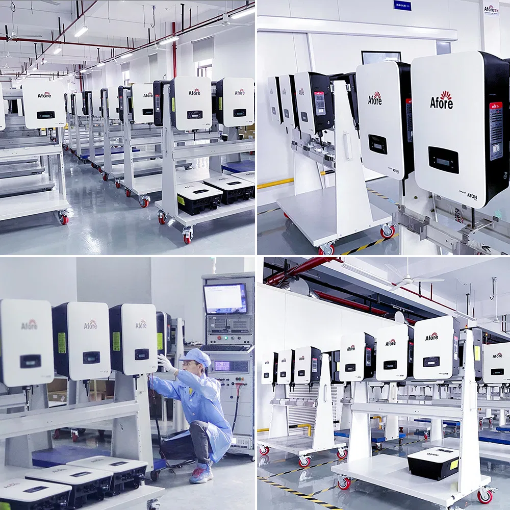 Afore Three Phase Solar On Grid Solar Inverter 80Kw 100Kw 100000 Watt 110Kw 3 Phase Pure Sine Wave String Inverter