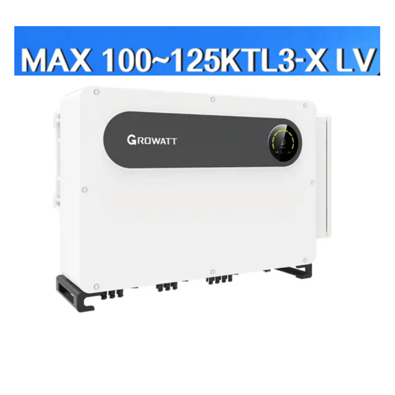 Growatt Max 100-125tl3-Xlv on-Grid Inverter Three Phase EU Version String Monitoring Growatt Solar Inverter