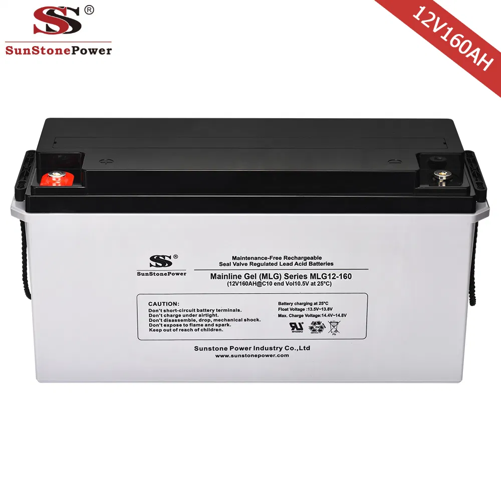 12V160ah Gel Lead Acid Battery for Solar System Best Quality Storage Battery