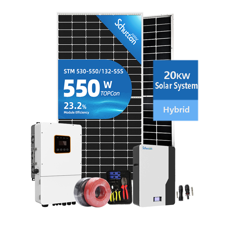 Reliable 10kw 20kw 30kw 40kw Hybrid Solar Power Solutions2.
