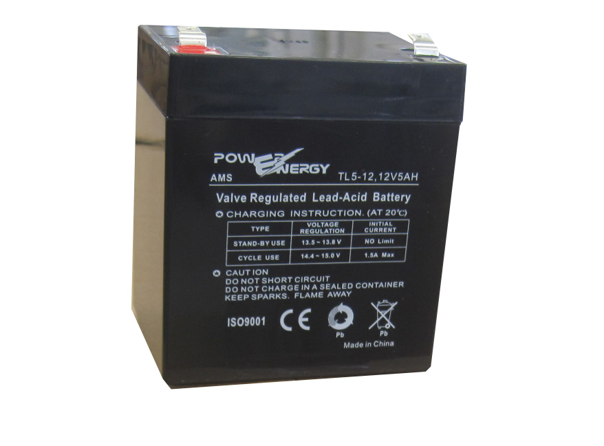 12V 5.0ah VRLA Battery Sealed Lead Acid Battery Maintenance Free Battery Motorcycle Battery Car Battery UPS Battery Solar Battery AGM Battery Gel Battery