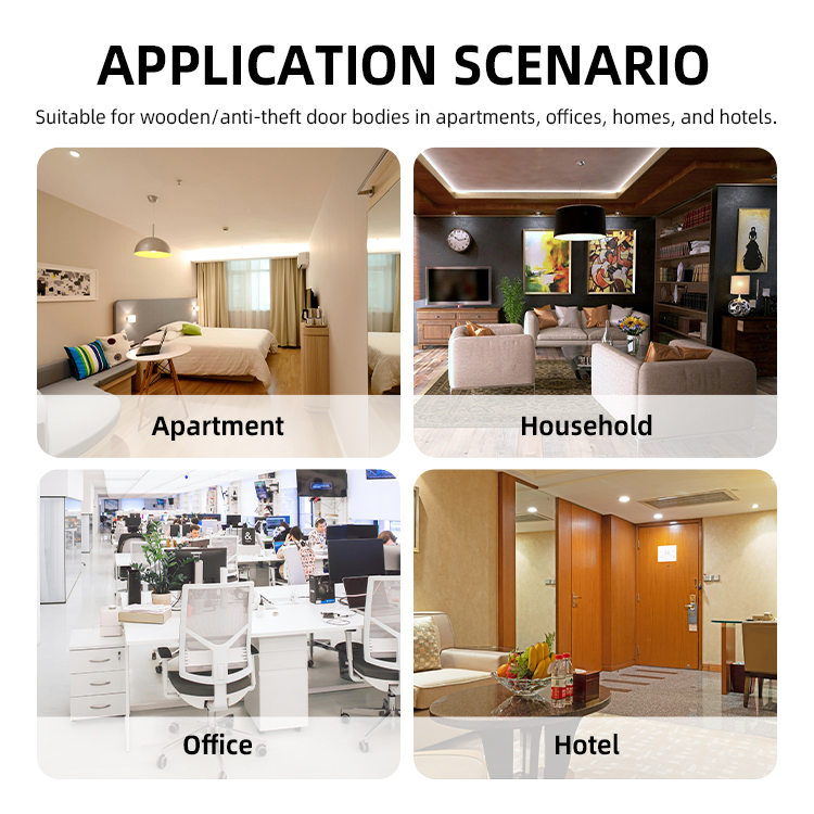 New Arrival Intelligent Digital Door Lock Fingerprint Password TTlock Smart Lock for Smart Home