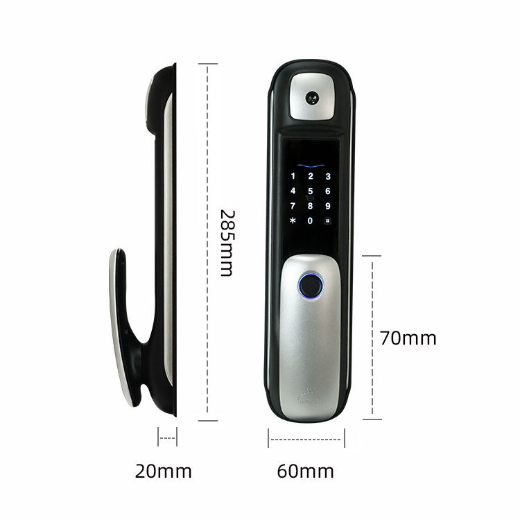 Volibel Digital Keypad Password Intelligent Lock Biometric Fingerprint Tuya Smart Door Lock With Camera