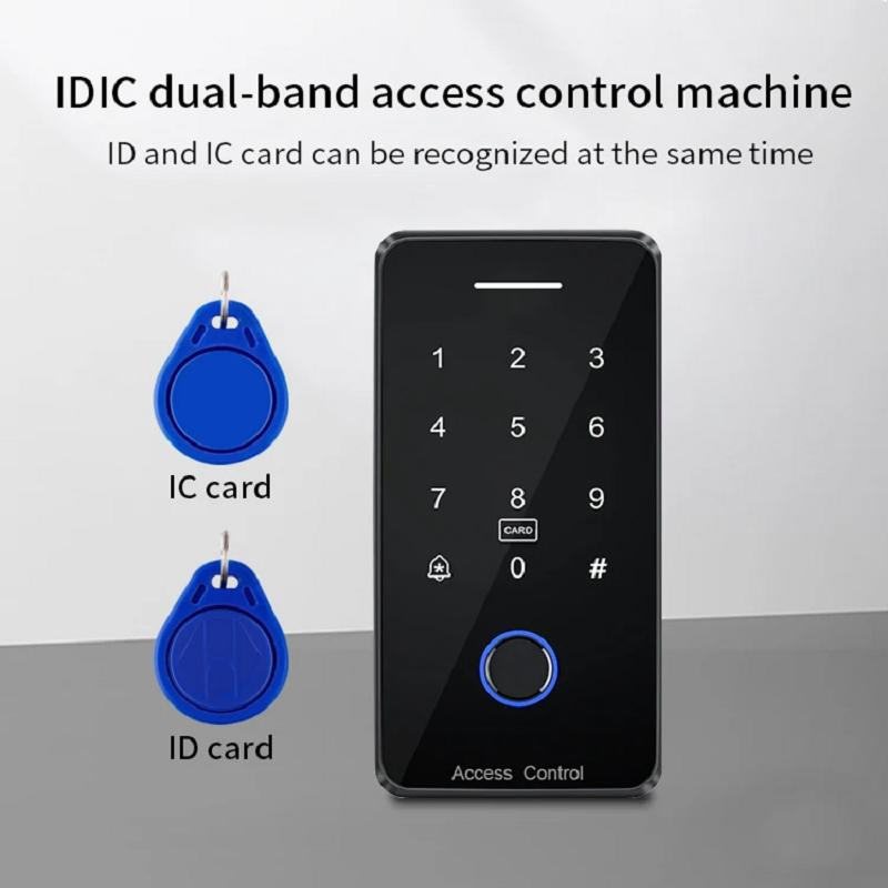 Smart Lock Security Anti-Theft Fingerprint APP Smart Rim Lock Safe Door Locks