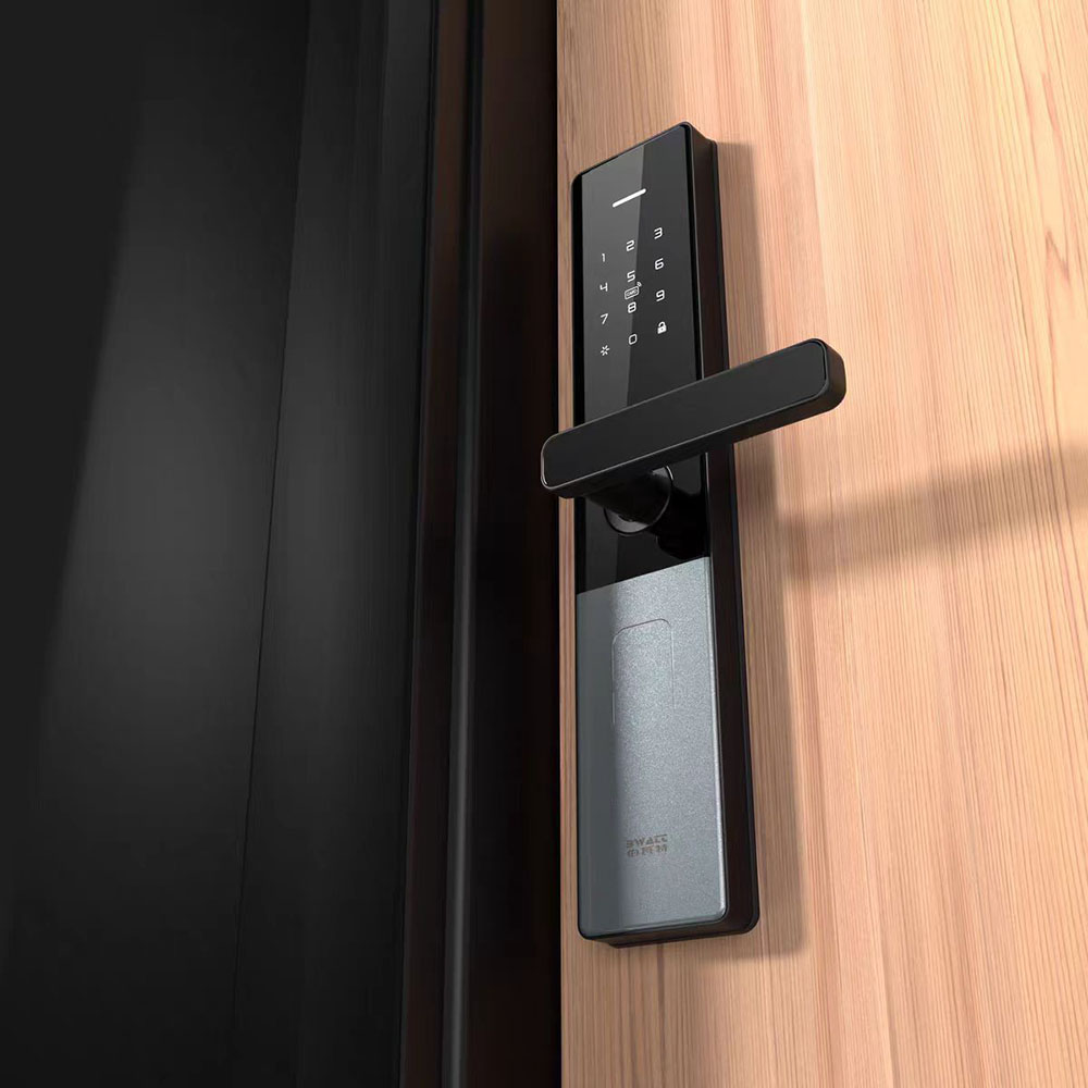 China Factory Smart Door Lock Fingerprint Electric Handle Lock for Home Office Biometric Fingerprint Lock