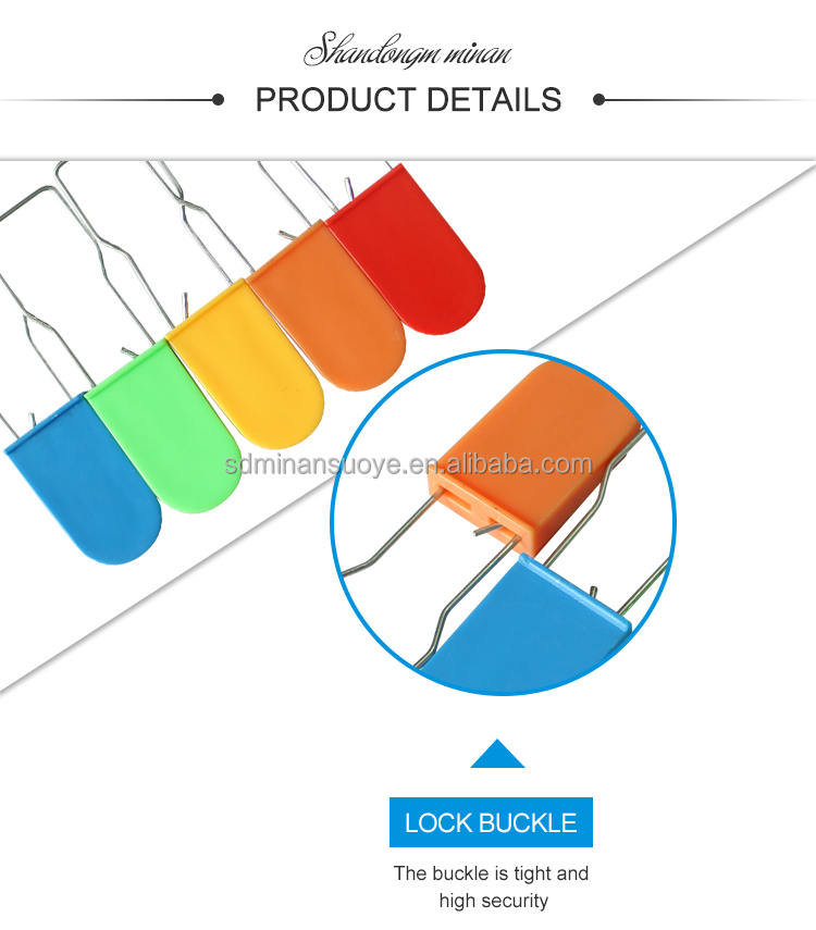MA-PD6003 Safety Plastic Padlock Seal Logo Print Plastic Padlock