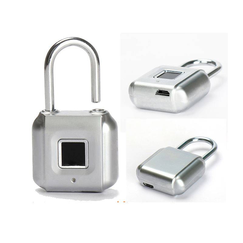Mini Anti Theft Safety Wireless Waterproof Outdoor App Keyless Electronic Smart Fingerprint Padlock Luggage Lock