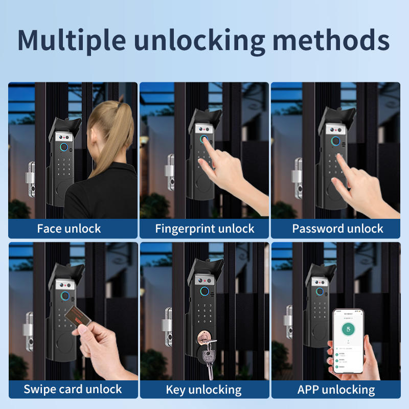 Advanced Face Recognition Tuya Smart Lock for Keyless Entry Smart Locks
