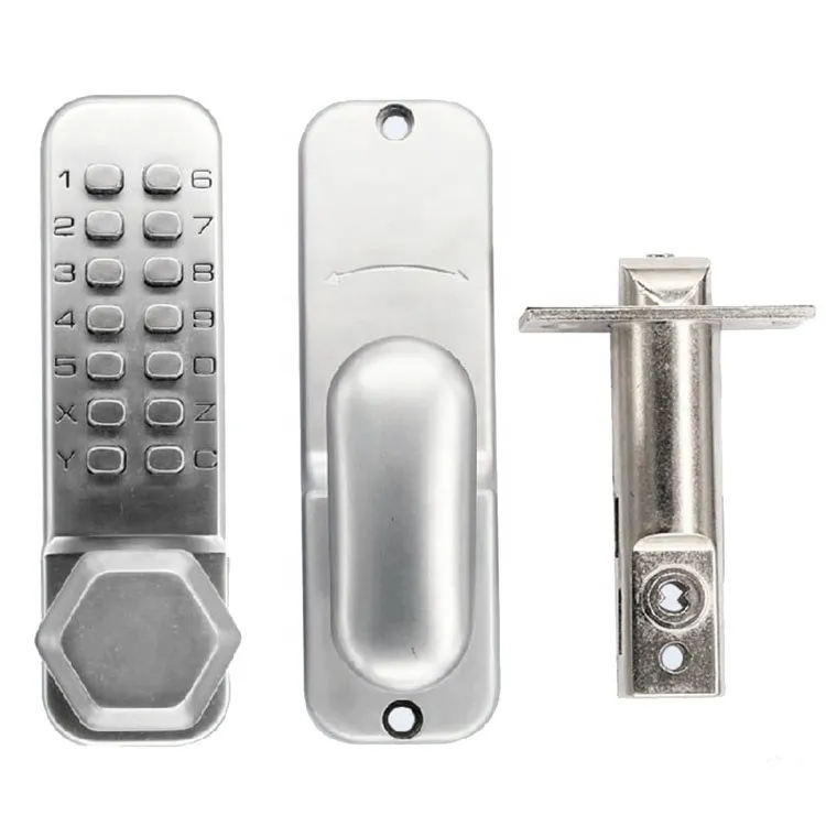 Mechanical Number Combination Code Mortise Door Lock 4
