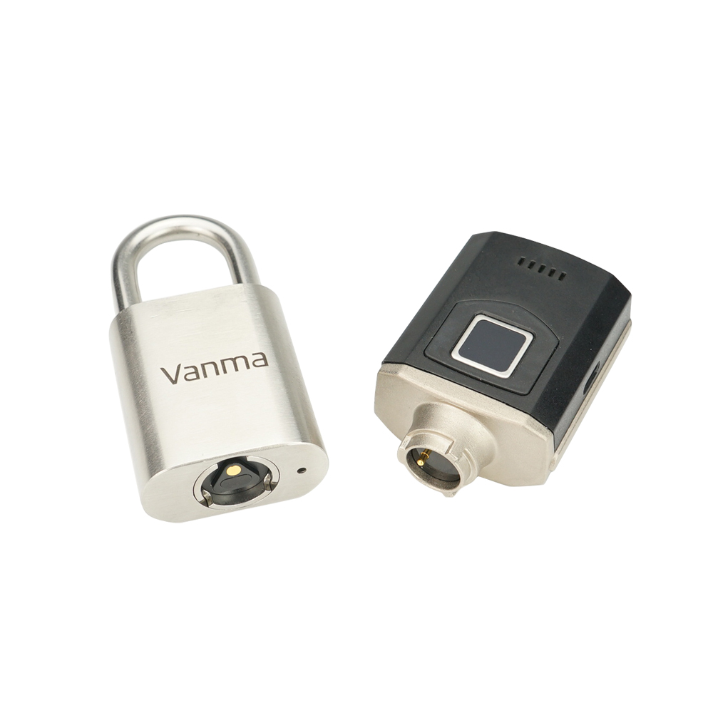 Vanma New-Type Smart Electronic Fingerprint Master Key Safety Firm Remote Padlock for ATM Machine Cloud Data Storage Options SDK