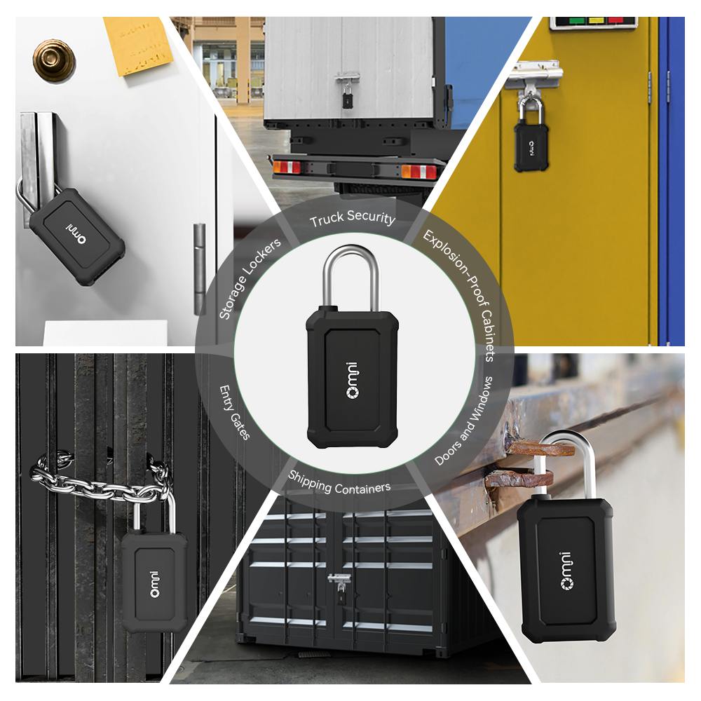 Logistics Lock Password Solar Panel 4G Smart Padlock