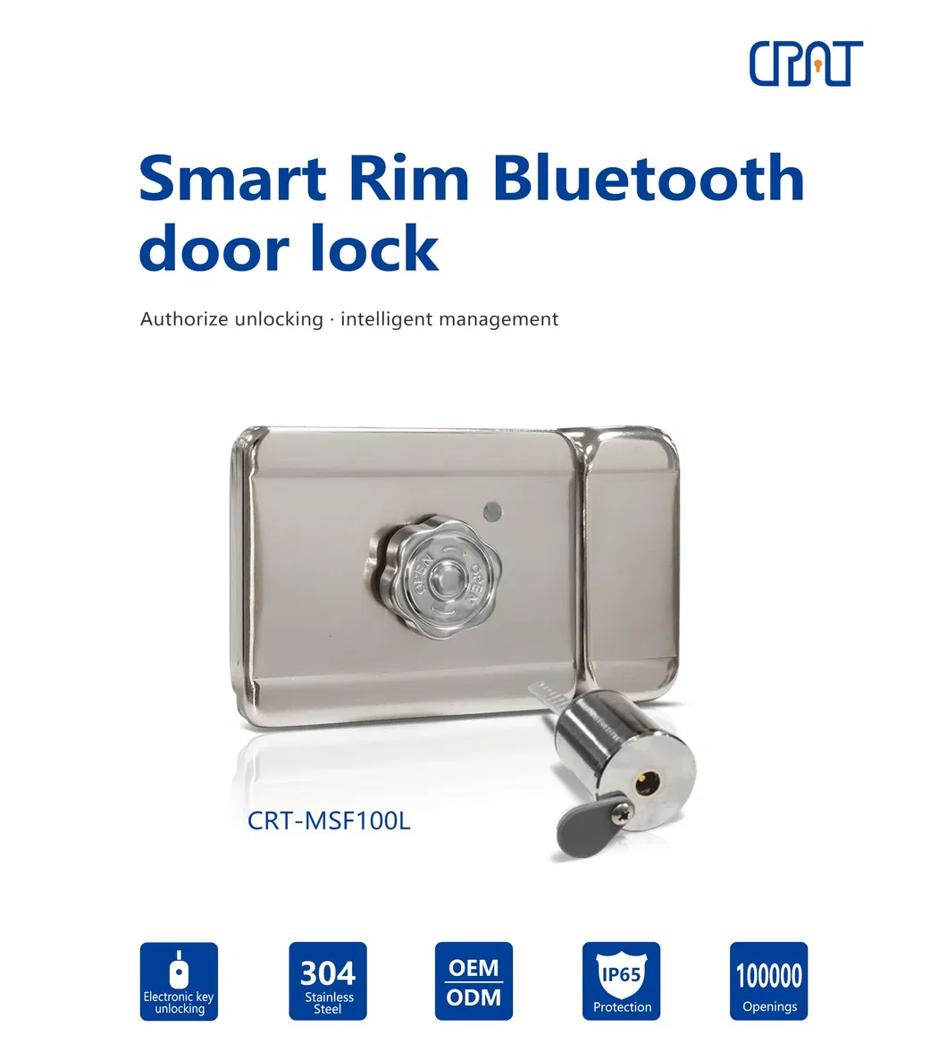 Intelligent Rim Deadbolt Motor Lock