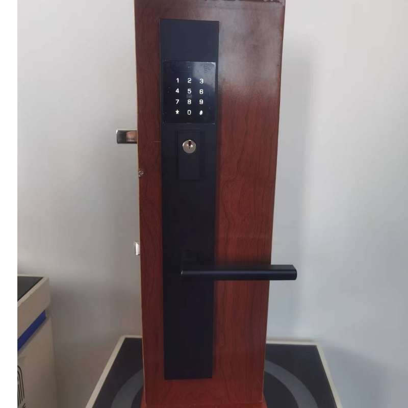 Modern Security Keyless Entry Handleset Touch Screen Keypad Smart Door Locks for Front Door, Household Villa