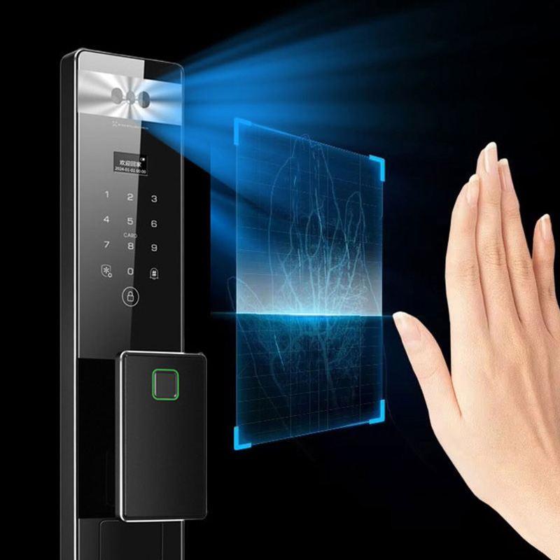 Outdoor Electronic WiFi Lock Tuya TTlock Waterproof Smart Door Security Fingerprint Face Recognition Memory Card Cloud Grade C