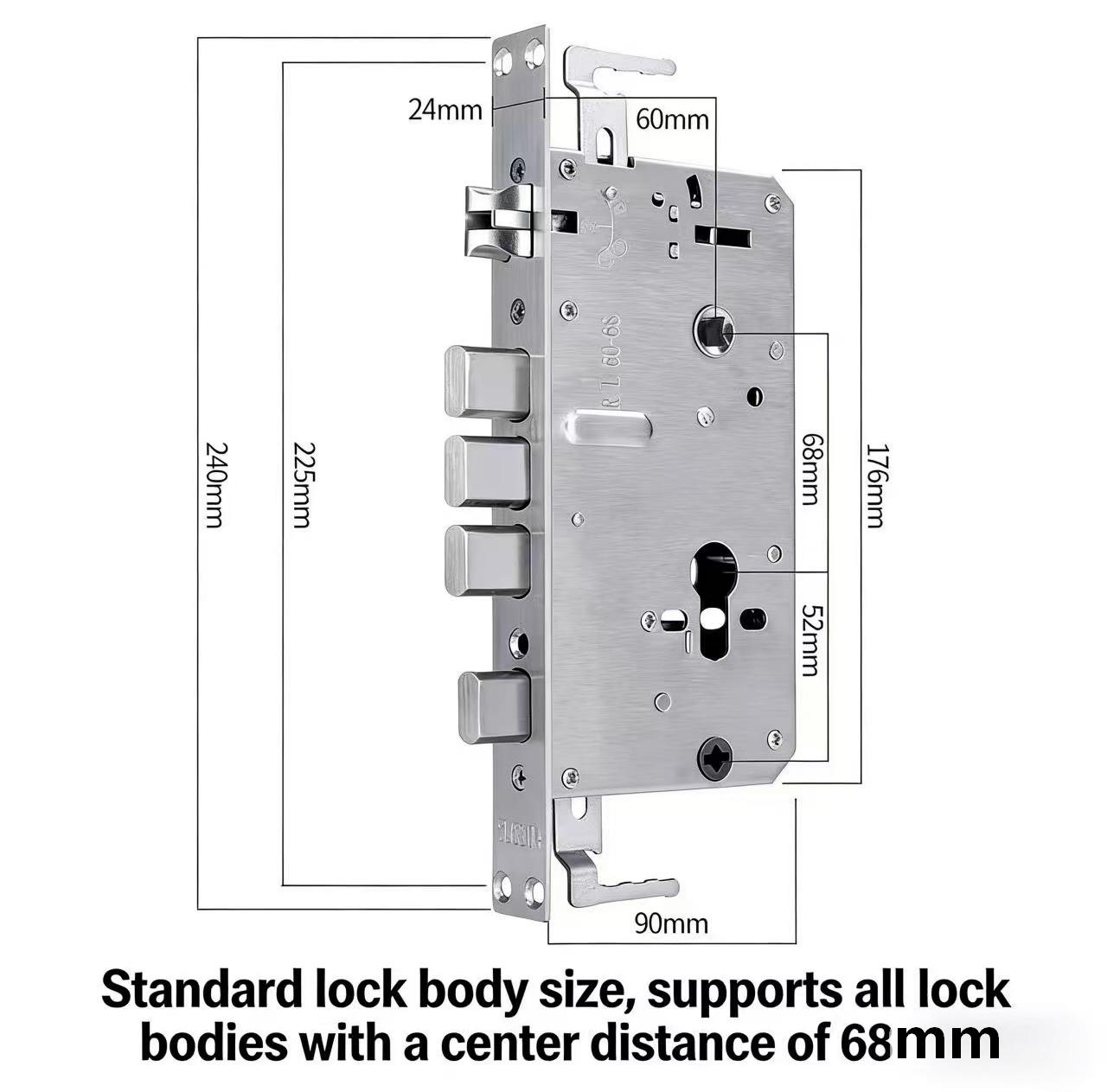 V7R TUYA APP Remotely Controls the Single-camera Facial Recognition Smart Lock.