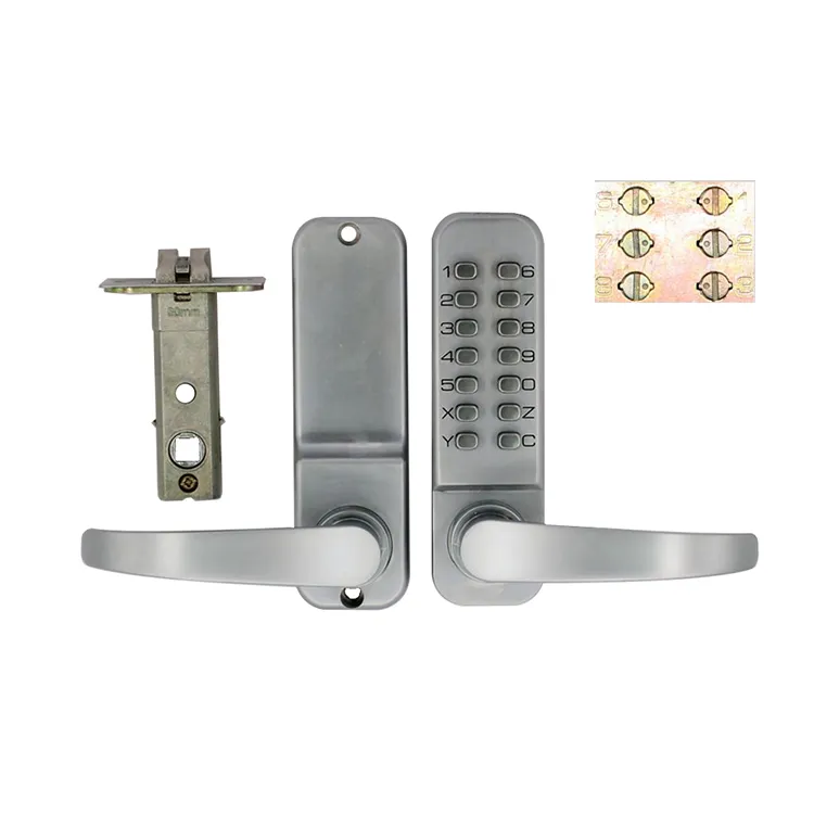 Mechanical Number Combination Code Mortise Door Lock 8