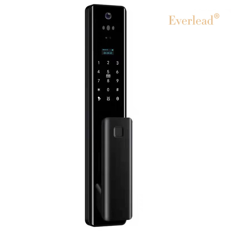 Lock Manufacturer WiFi Digital Card Security Safe Electronic Fingerprint Remote Control Smart Door Lock with Camera and Audio