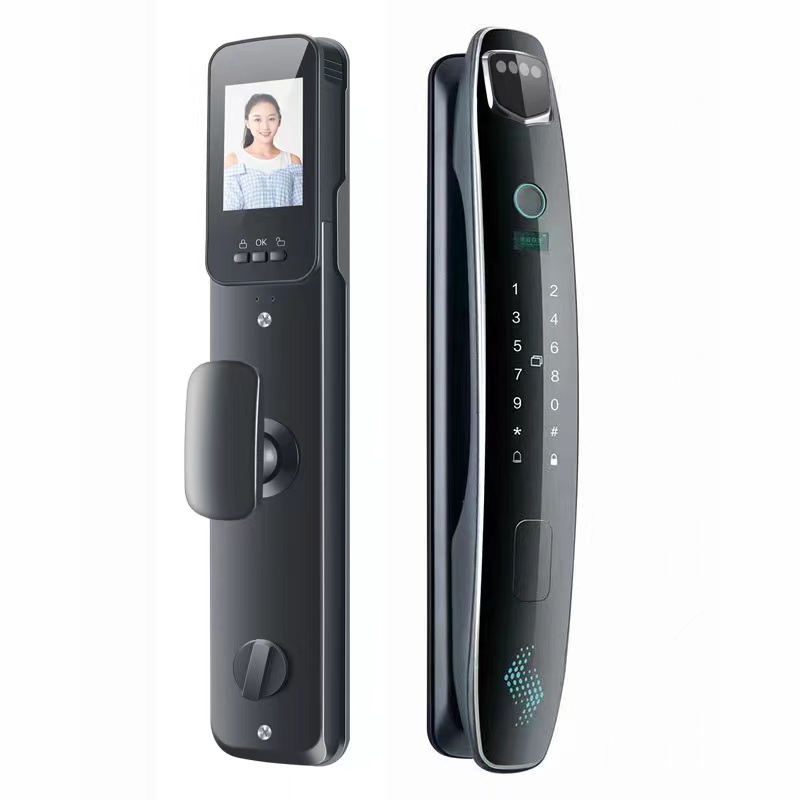 Advanced 3D Face Recognition Fingerprint Biometric Smart Lock Secure Dual Authentication Touchless Access Home/Office Security