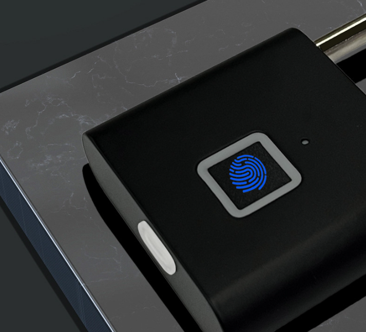 China Manufacture High Quality Smart Padlock Zinc Alloy Fingerprint Lock Anti-theft for Office/home
