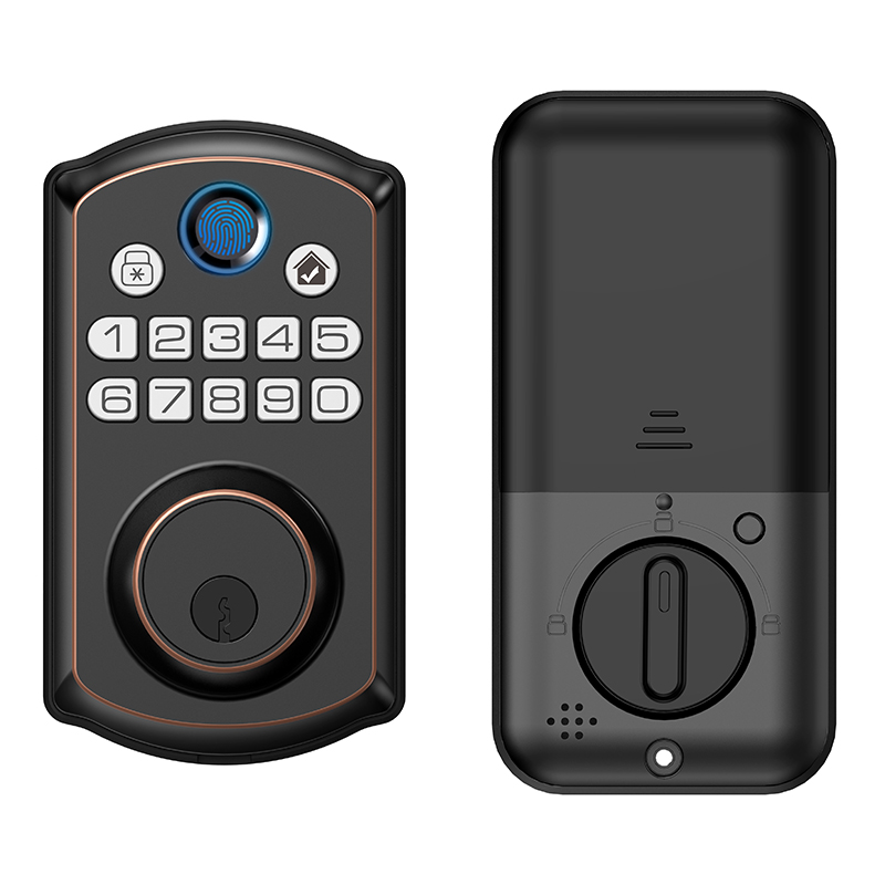 CDONLOCK CD301 Biometric Smart Lock for Steel Door APP Aluminum Deadbolt 53 Passwords Fingerprint Recognition Grade C Home