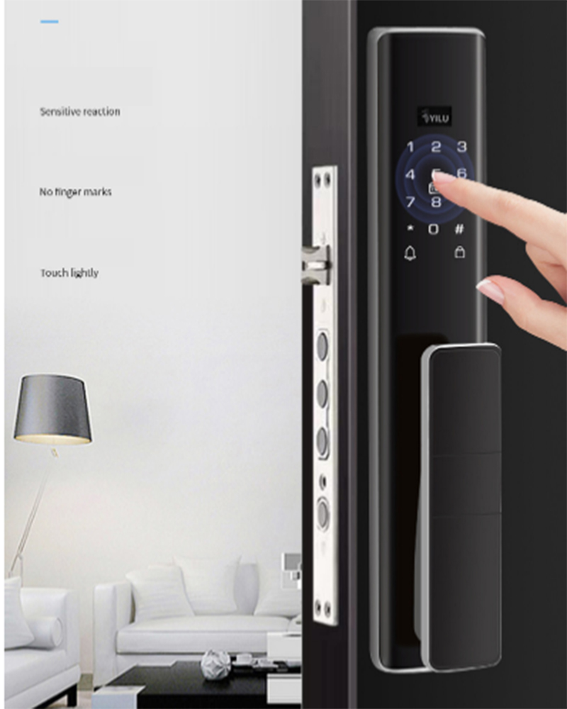 S912 Smart Remote Control Residence Biometric Locks Fingerprint Digital Code Card Key Tuya WiFi APP Smart Door Lock