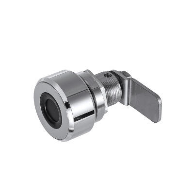 Office Storage Locker Keyless Intelligent Silver Zinc Alloy Smart Fingerprint Cabinet Lock