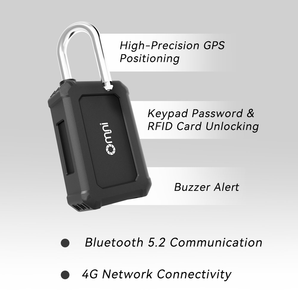 Logistics Lock Password Solar Panel 4G Smart Padlock