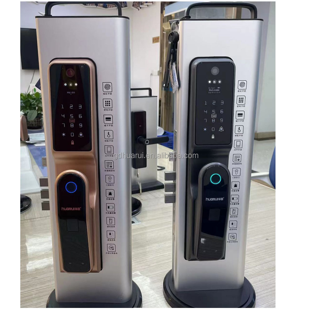 H11P 3D Face Tuya WiFi App Smart Door Lock Biometric Lock Fingerprint Door Handle Digital Keyless Lock