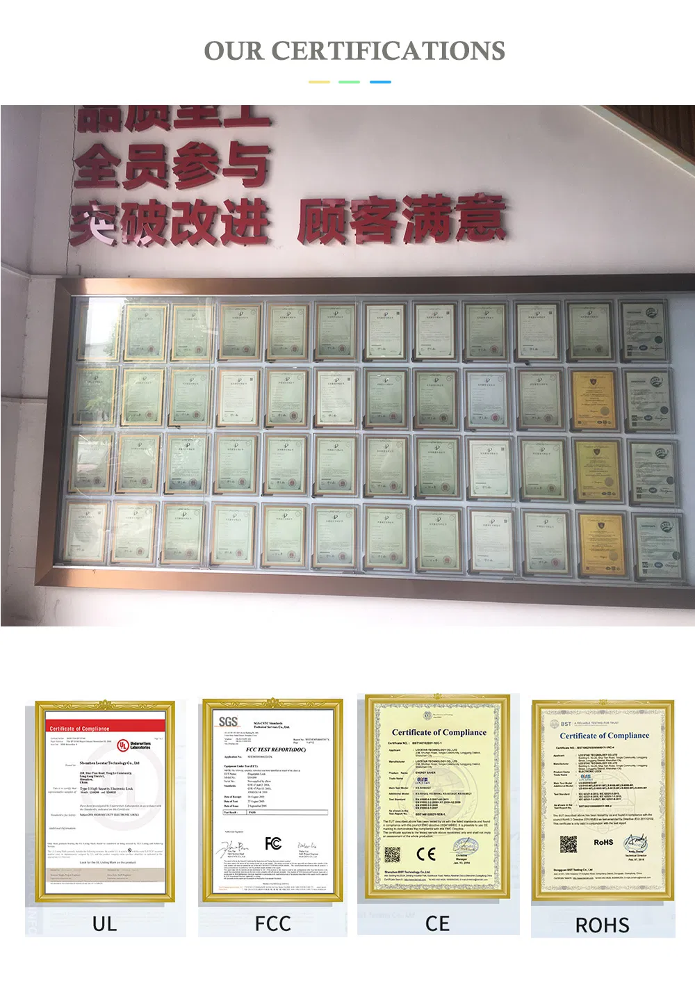 Certificates