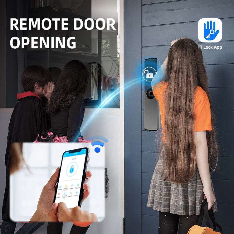 New Arrival Intelligent Digital Door Lock Fingerprint Password TTlock Smart Lock for Smart Home