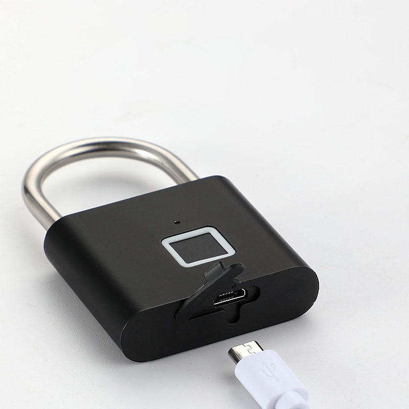 Wholesale New Intelligent Electronic Zinc Alloy Clutch Crossbody Bag Embedded Fingerprint Padlock Smart Lock