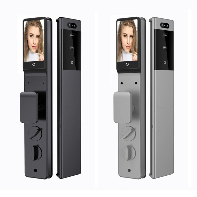 Factory Waterproof Tuya APP Electronic Digital Locks 3D Face Recognition Palm Fingerprint Smart Outdoor Lock with Israel Mortise