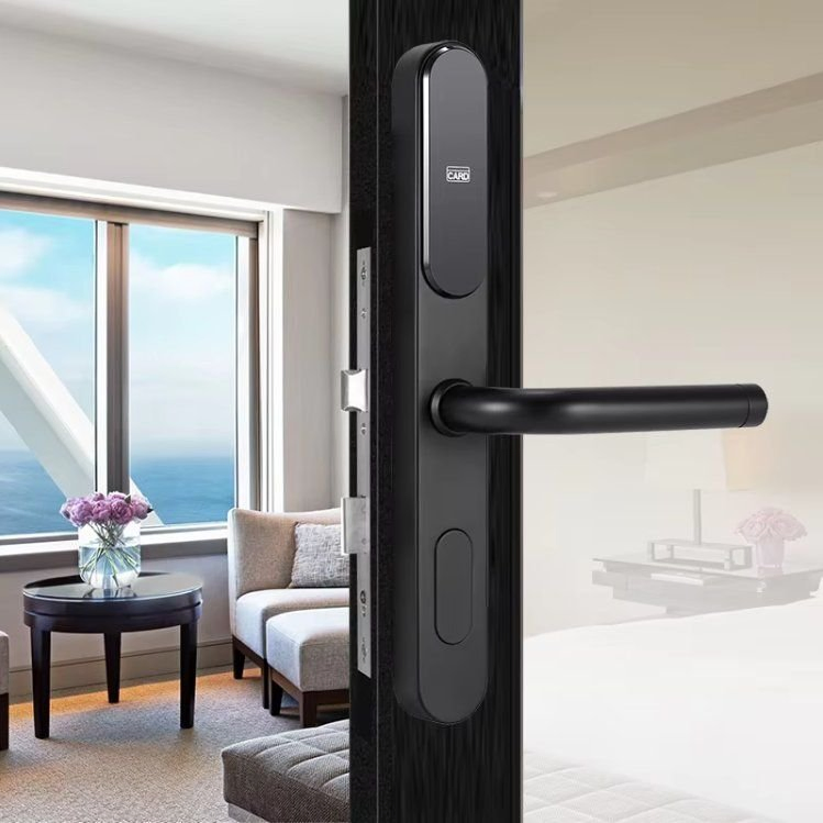 Smart 3585 Mortise RFID Card Encoder Keyless Encoder Door Lock Waterproof Stainless Steel Sliding Gate Lock Digital Apartment 5 Star Software Door Lock