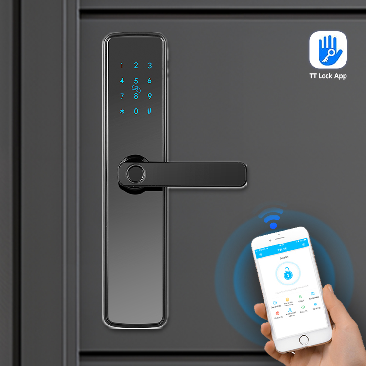 New Arrival Intelligent Digital Door Lock Fingerprint Password TTlock Smart Lock for Smart Home