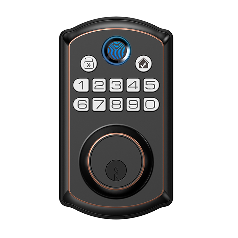 CDONLOCK CD301 Biometric Smart Lock for Steel Door APP Aluminum Deadbolt 53 Passwords Fingerprint Recognition Grade C Home
