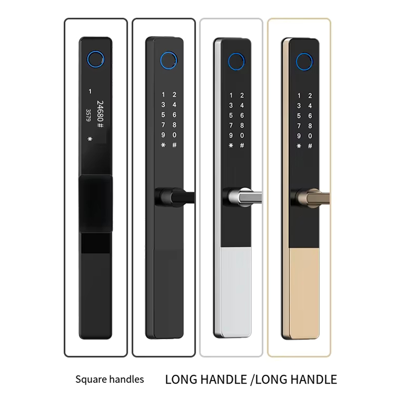 Tuya TTLock APP Aluminum Alloy Durable Door Lock Home WiFi Network Digital Smart Fingerprint Slim Door Lock