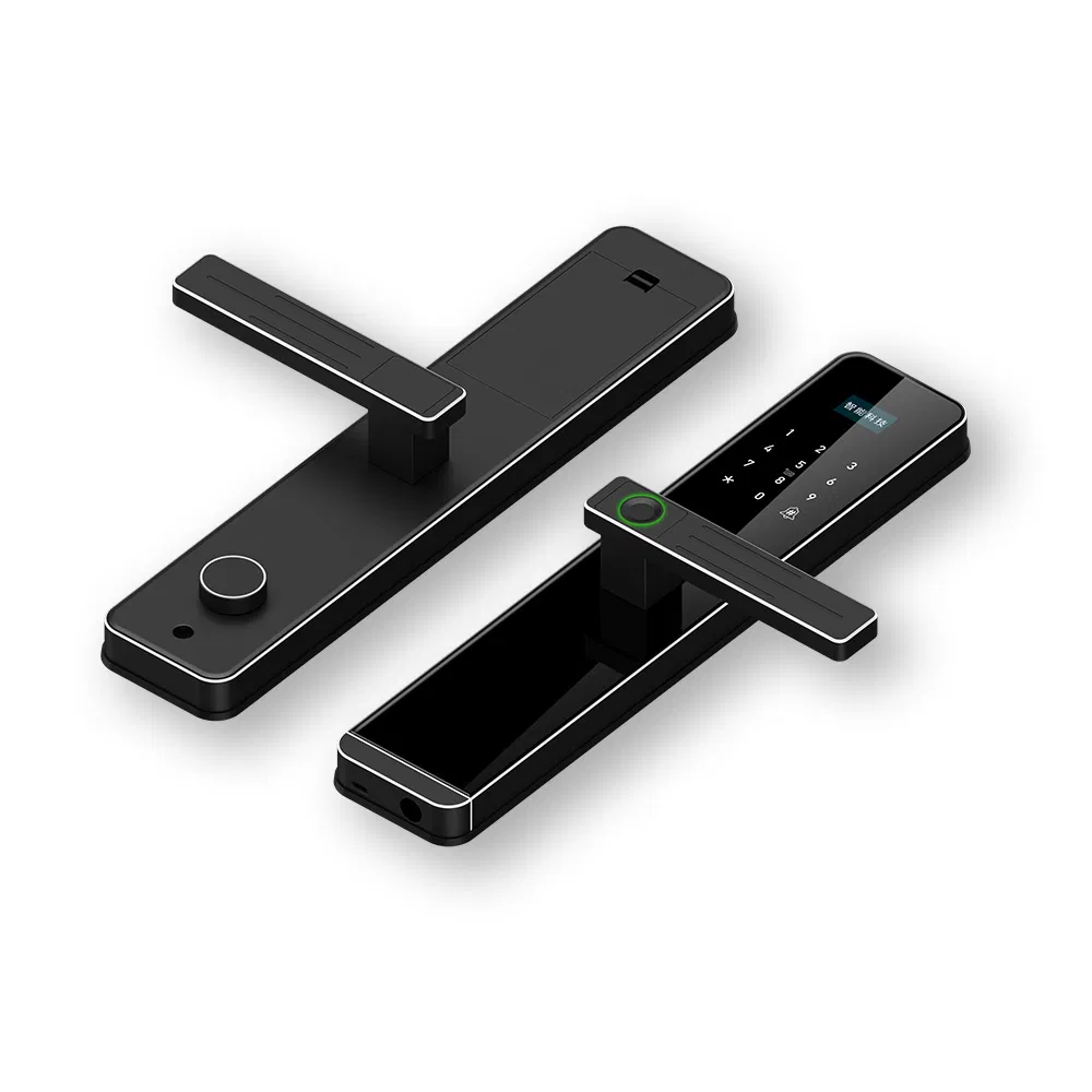 Smart Home Outdoor Gate Door Electric Rim Lock Tuya APP Fingerprint Control Lock