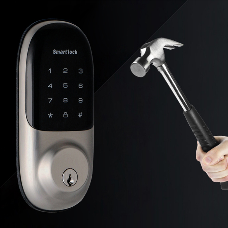 Factory Wholesale WiFi Smart Door Lock With Camera Tuya Electric Digital Password Keyless Security Fingerprint Deadbolt Lock