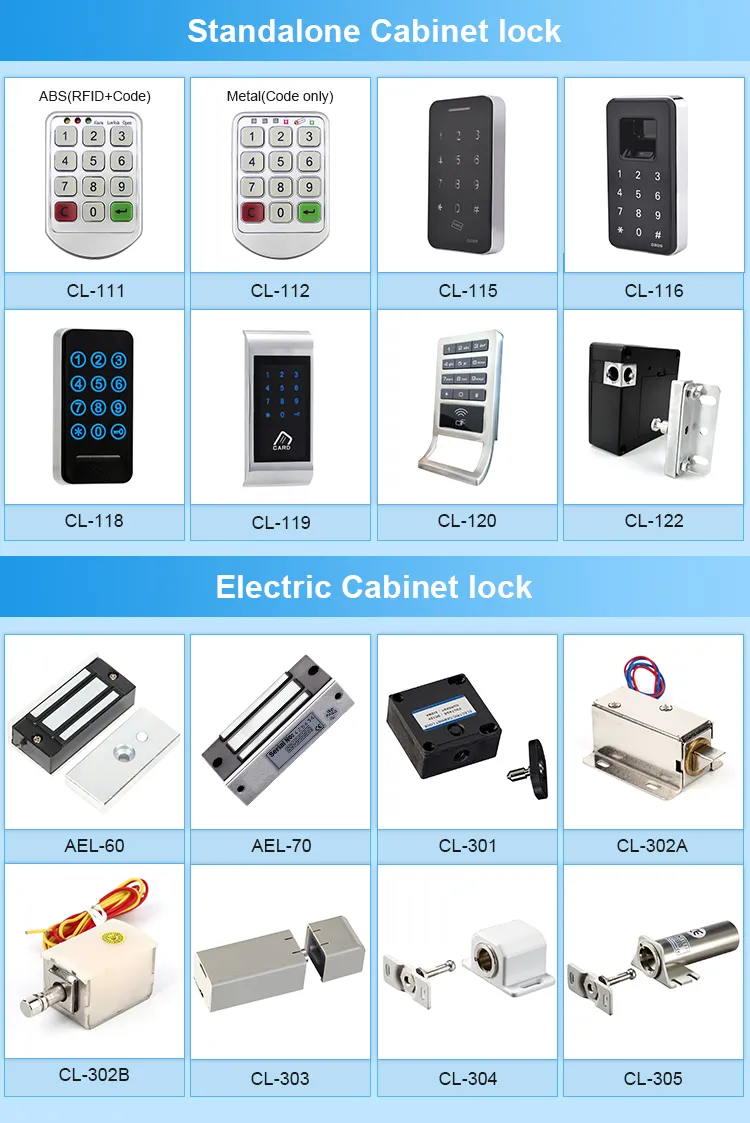 Safety Keyless RFID Card Digital Electric Smart Cabinet Lock