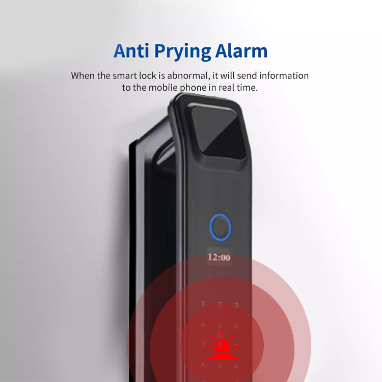 TUYA Smart WiFi Deadbolt Automated Fingerprint Door Locks Remote Control App Safe Cilindro De La Cerradura