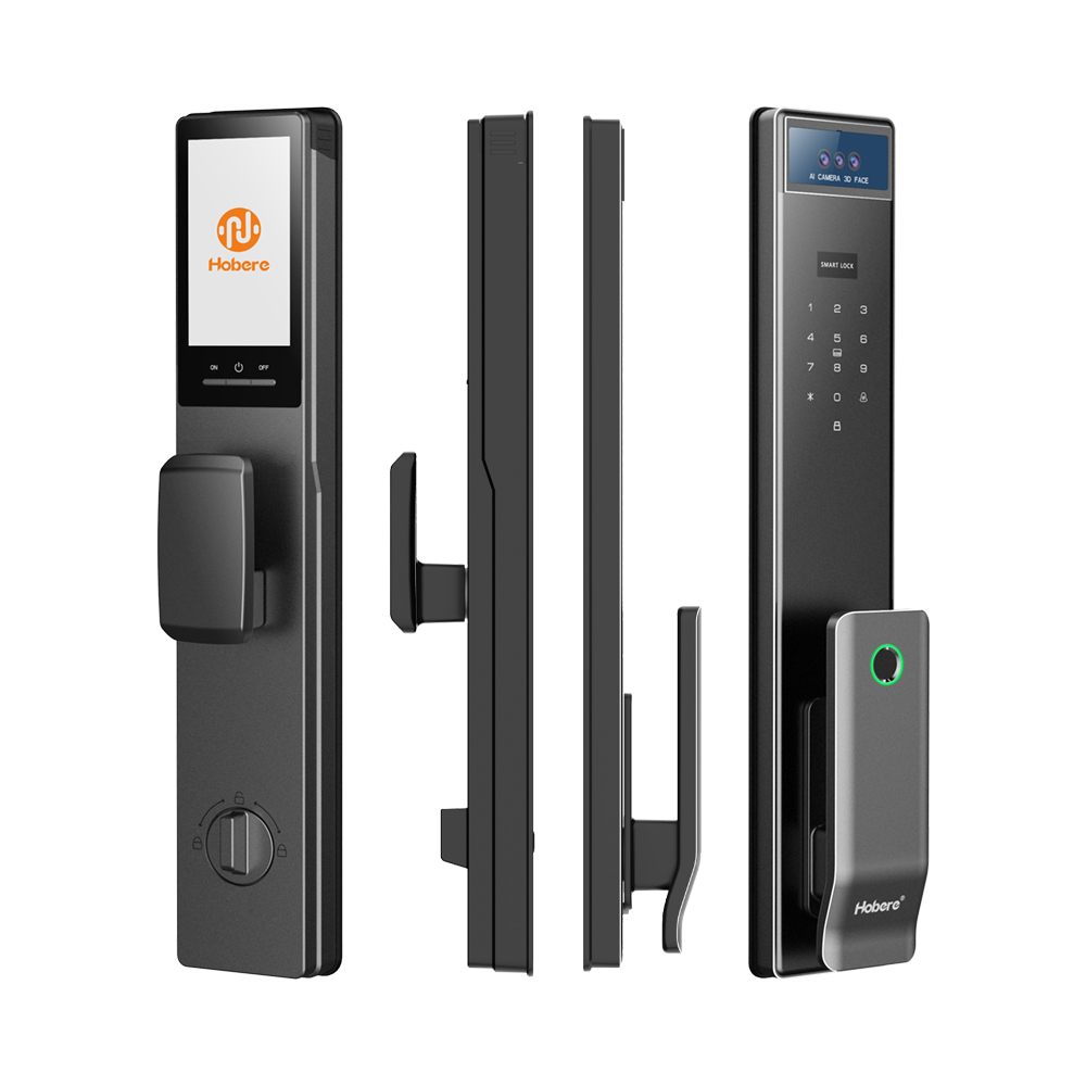 CNC Precision Engraving Smart Lock Palm Vein Face Recognition Hotel Apartment Tuya APP Remote Control Smart Lock