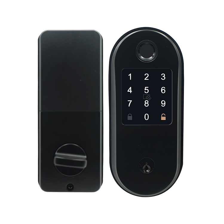 Free App TTLock Wifi Remotely Digital Fingerprint Card Electronic Automatic Deadbolt Intelligent Door Lock